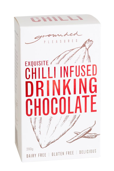 Chilli Infused Drinking Chocolate by Grounded Pleasures 200g - Wild Timor Coffee Co.