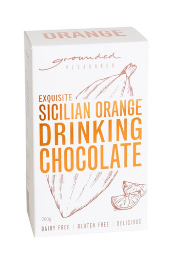 Sicilian Orange Drinking Chocolate by Grounded Pleasures 200g - Wild Timor Coffee Co.
